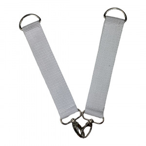 Białe zaczepy do wózka (424808)