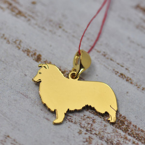 Owczarek Szetlandzki / Sheltie - wisiorek z psem