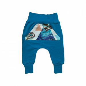 Baggy z kieszonką rozmiar 62 Niebieskie (424588)