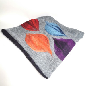 Komin welniany kolorowy