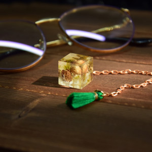 Biżuteryjna Zakładka do książki - leśna przygoda