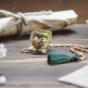 Biżuteryjna Zakładka do książki -  jesienna kompozycja