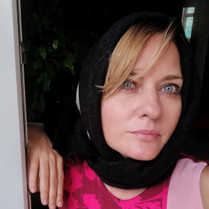 Chusta czarna merino