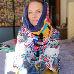 Komin patchworkowy  kolorowy