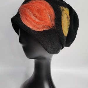 Czapka wełniana czarna