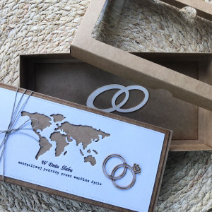 113,KARTKA NA ŚLUB W SZCZĘŚLIWĄ PODRÓŻ