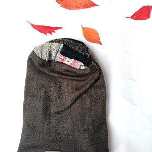 Czapka szara smerfetka uniwersalna