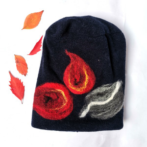 Czapka wełniana granat