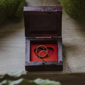 pudełko na obrączki