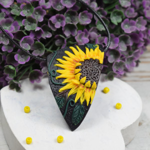 Naszyjnik słonecznik