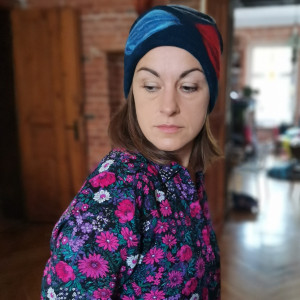 czapka welniana na podszewce