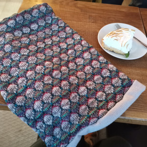 Komin   dzianina swetrowa na podszewce