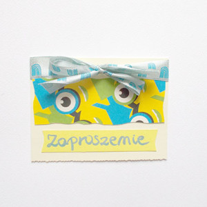 śmieszne zaproszenie na imprezę, zaproszenie dla dziecka, bajkowe zaproszenie, fajne zaproszenie, kolorowe zaproszenia, zaproszenie dla chłopca, zaproszenie na 18