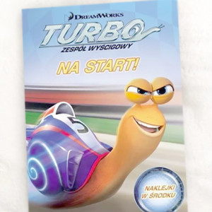 nowa książka Turbo zespół wyścigowy na start!, Turbo na start bajka dla dzieci z naklejkami