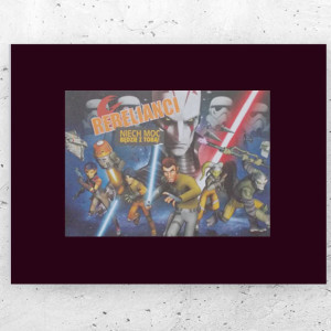 nowoczesne plakaty do domu, nowy plakat z gwiezdnych wojen, star wars plakaty, gwiezdne wojny plakat a4, star wars rebelianci plakaty na ścianę, plakat do pokoju chłopca, filmowe plakaty a4
