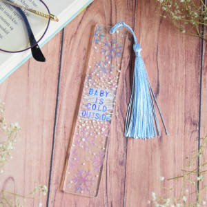 Zakładka do książki - baby is cold..