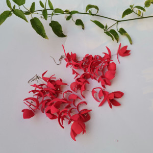 Kolczyki kwiaty  duze i lekkie