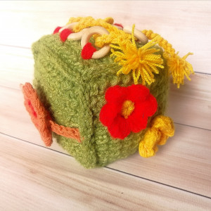 Kostka sensoryczna - szydełkowa