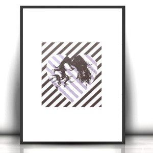 minimalizm plakaty A4, nowoczesne plakaty do domu, Violetta plakat A4, dziewczyna plakat 21x30, kobieta plakat, fajne plakaty do loftu, filmowe plakaty, małe plakaty z filmów, poster A4