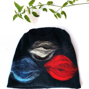 Czapka wełniana granat