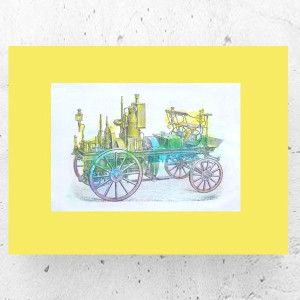 vintage plakat do domu, automobil obrazek A3, plakat z retro samochodem, obrazek z retro autem, retro plakat A3, retro grafika na ścianę, 30x40 plakat z samochodem, plakat z automobilem