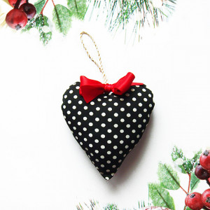 serduszko zawieszka, serduszko ozdoba, serduszko dekoracja do domu, Boże Narodzenie dekoracje, zawieszka na choinkę, świąteczna ozdoba