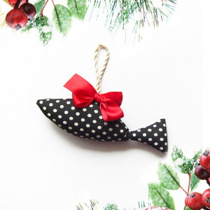 rybka zawieszka, rybka ozdoba, rybka dekoracja do domu,  zawieszka z rybką