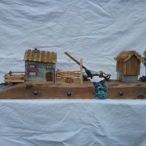 Drewniany wieszak-" Skansen"