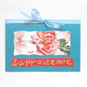 ogólne zaproszenie, zaproszenie bez tekstu, zaproszenie na imprezę,  kwiaty zaproszenie, vintage zaproszenie, puste zaproszenie