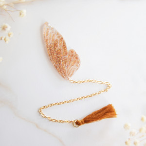 Zakładka skrzydło wróżki - złoto