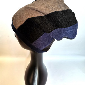 Czapka patchworkowa smerfetka uniwersalna