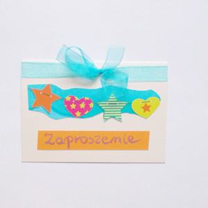 kolorowe zaproszenie,  ogólne zaproszenia, zaproszenia bez tekstu, zaproszenia dla dzieci