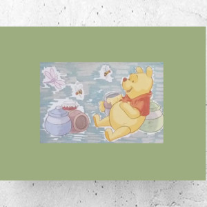 bajkowe plakaty dla dzieci, Kubuś Puchatek plakat A4, plakat z Kubusiem Puchatkiem, plakat do pokoju chłopca, Kubuś Puchatek obrazek dla dziewczynki, fajne plakaty A4, miś plakat 21x30 poster