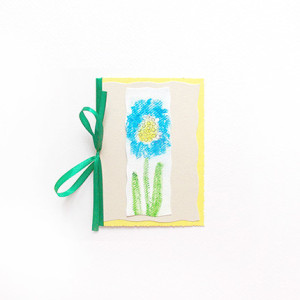 kwiatek kartka bez życzeń, kwiat kartka ręcznie malowana, zaproszenie bez tekstu, podziękowanie, wiosenna kartka