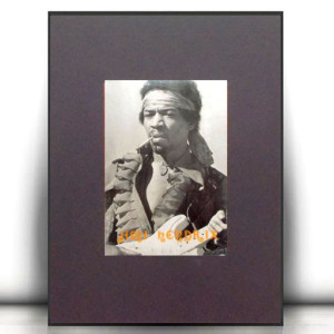 vintage plakat z Hendrixem, Jimi Hendrix plakat A4, muzyczny plakat 21x30, retro plakat z Jimi Hendrixem, muzyka plakat do domu