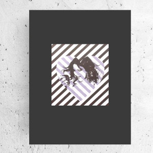 nowoczesne plakaty do domu, Violetta plakat A4, minimalizm plakat do loftu, filmowe plakaty, małe plakaty z filmów, dziewczyna plakat 21x30, kobieta plakat, fajne plakaty na ścianę, poster A4