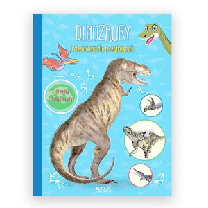 nowa książka Dinozaury paleontologia dla początkujących, książka z dinozaurami, dinozaury książka dla dziecka, wycinanki dinozaury książka dla chłopca