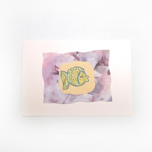 śmieszna kartka bez życzeń, rybka kartka, kartka z rybką, zwierzęta kartki, zabawna kartka okolicznościowa, kartka dla dziewczyny, kartka dla chłopaka, zaproszenie, podziękowanie