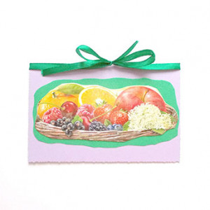 uniwersalna kartka okolicznościowa, ogólna kartka, kartka bez życzeń, owoce kartka, kolorowa kartka na różne okazje, zaproszenie, podziękowanie