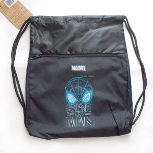 nowy workoplecak ze Spidermanem, czarny workoplecak Spiderman, marvel worek, spiderman worek, worek dla chłopaka, workoplecak dla chłopaka