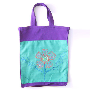 mocna torba na zakupy, kolorowa torba na zakupy, fioletowa torba zakupowa, eko torba A4, boho szoperka, etno torba na zakupy, vintage szoperka etniczna, shopperka