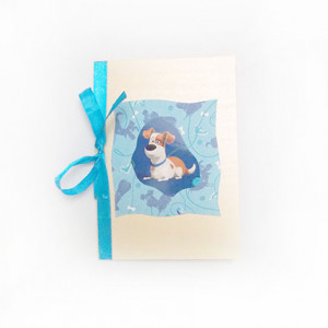 bajkowe kartki, pies kartka, śmieszna kartka bez życzeń, kartka z psem, zwierzęta kartki, kartka z pieskiem, kartki dla dzieci