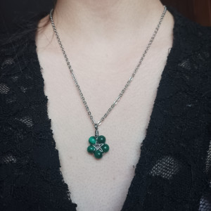 Pentagram z Malachitem