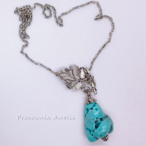 wisior turkus naturalny bryłka