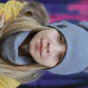 Czapka i komin czary jasny