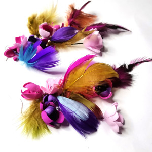 Kolczyki pióra duze