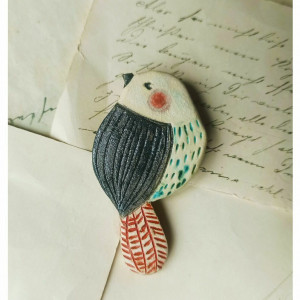 Ptaszek z czerwonym ogonkiem