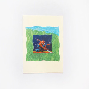 spiderman kartka dla chłopca, bajkowa kartka, kartka dla dzieci, kartka bez życzeń, kartka dla chłopaka