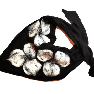 Chusta czarna merino