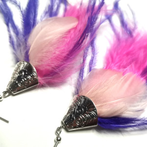 Kolczyki lekkie bujne